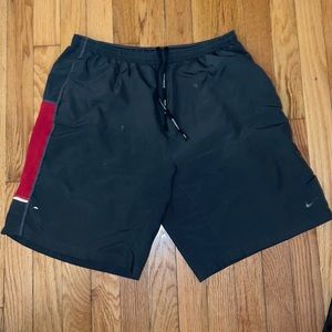 Men’s Nike Running shorts, 7 inch inseam,Grey, medium